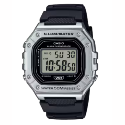Casio General W-218HM-7AV Resin Band Digital Men Watch